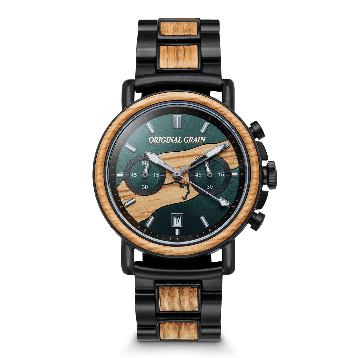 Buffalo Trace Whiskey Black Chrono Grain – Original 44mm