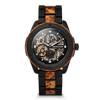 Burlwood Black Rugged Auto 44mm