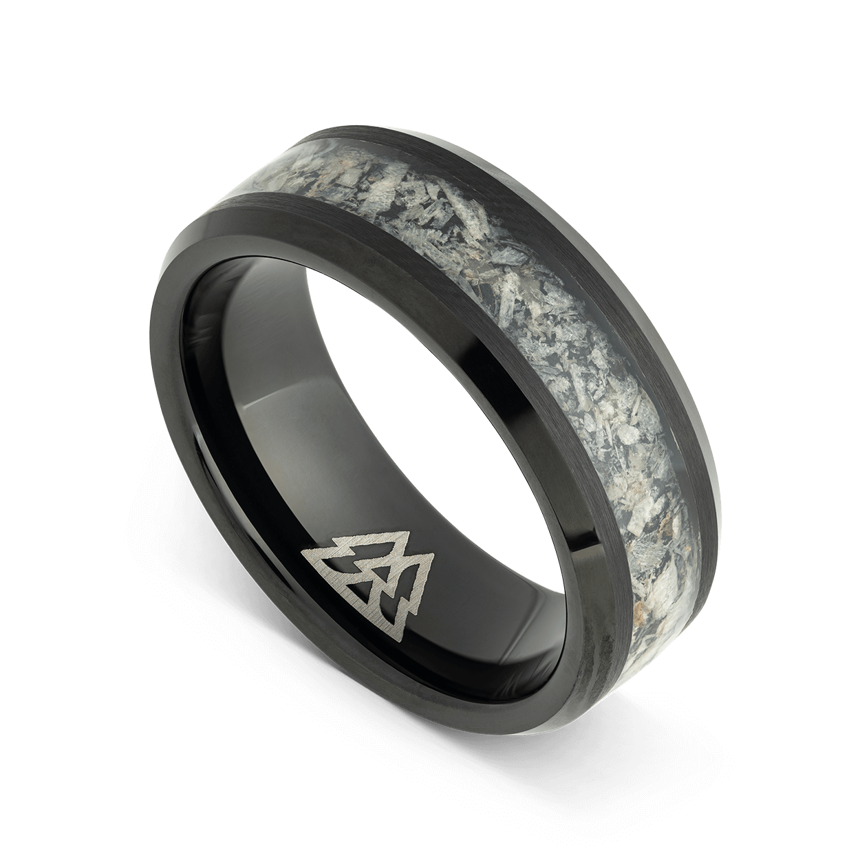 Deer Antler Single Barrel Ring