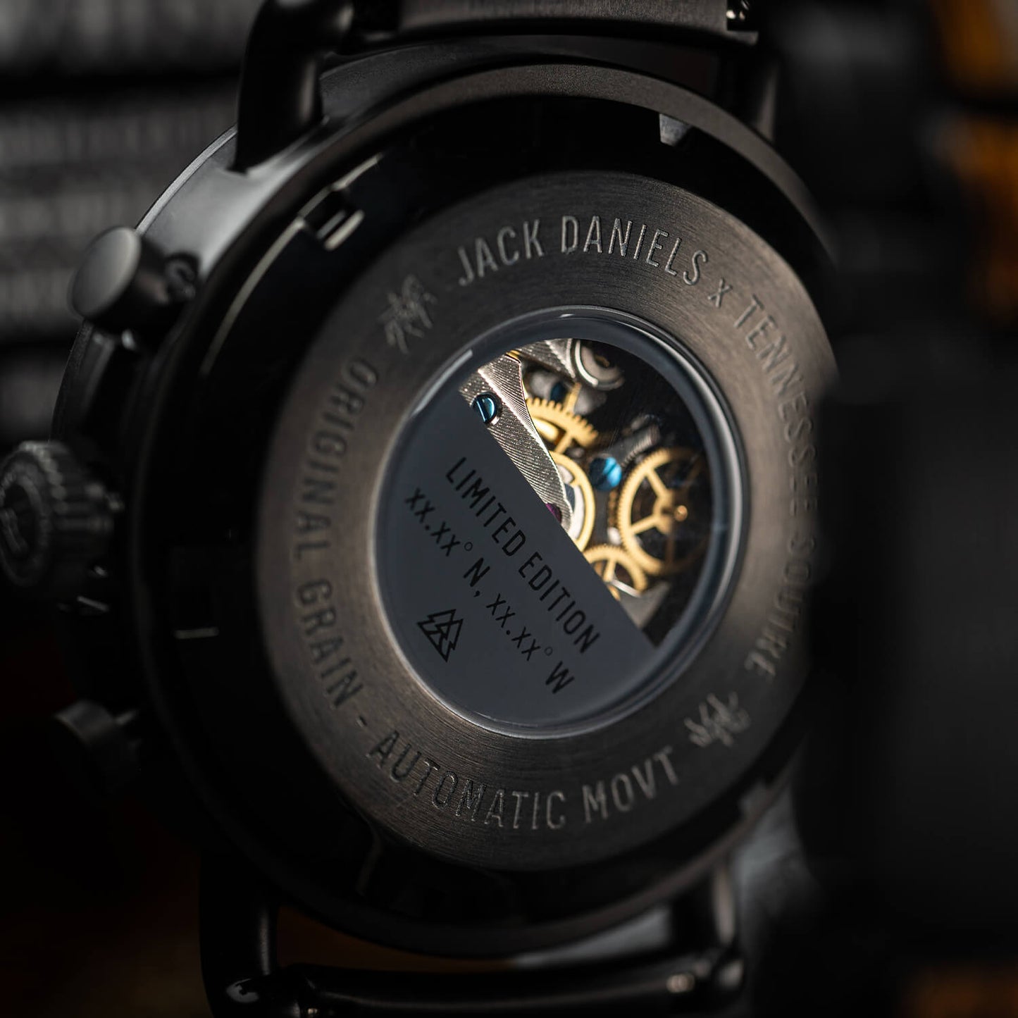 Jack Daniel's Tennessee Squires Mechanical Chrono 44mm