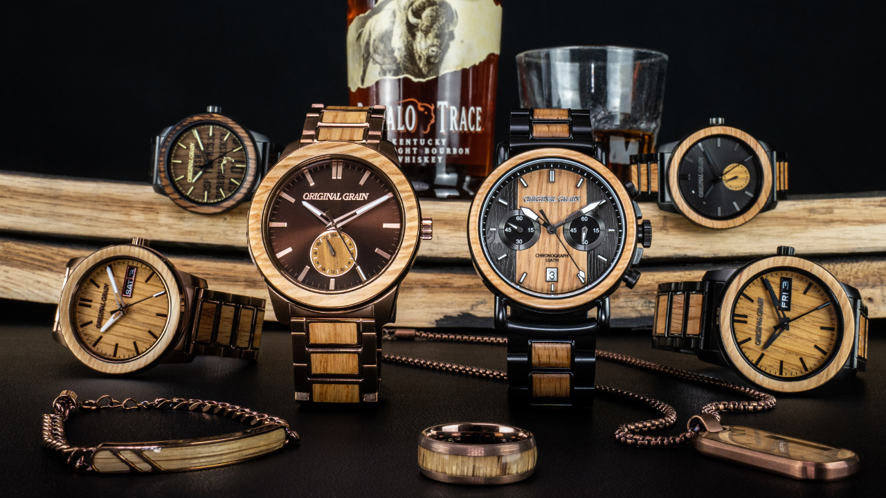 Watch made from bourbon barrel hotsell