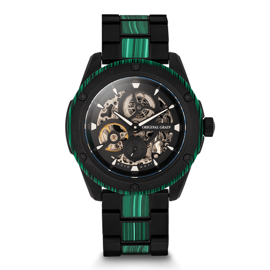 Malachite Rugged Black Automatic 45mm