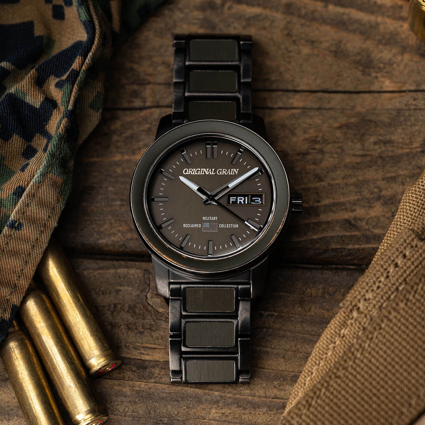 Military Stonewashed Steel Barrel 42mm