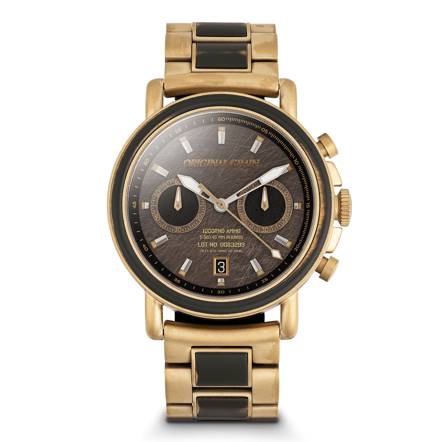 Military Brass Chrono 44mm