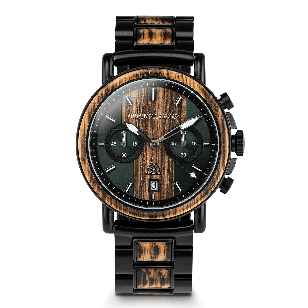 Charred Whiskey Green Chrono 44mm