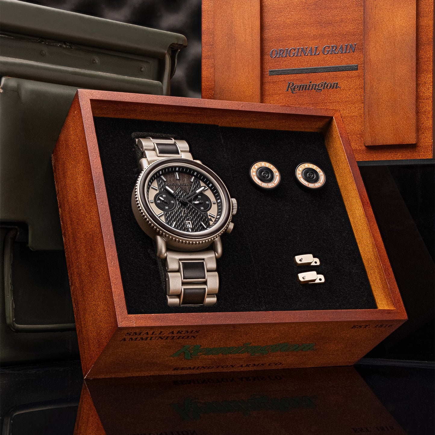Remington Cerakote Tan Chrono 44mm