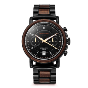 Eisenbahnschwarzer Chrono 44 mm