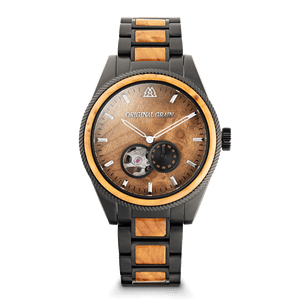 Burlwood Black Vintage Automatic 40mm