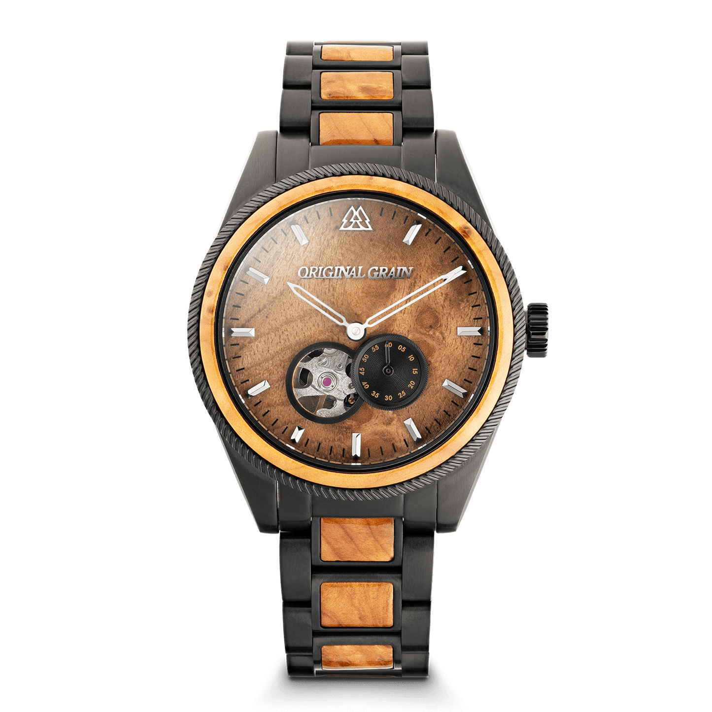 Burlwood Black Vintage Automatic 40mm