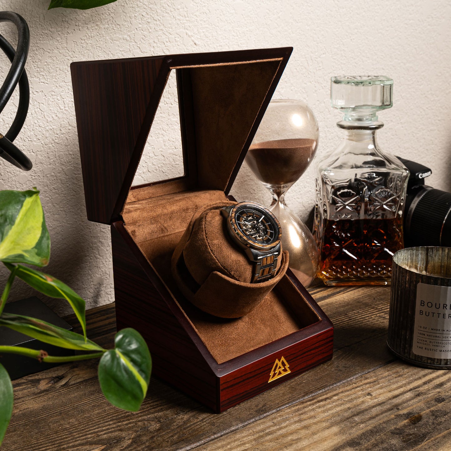 Ebony Watch Display Original Grain - Main Image