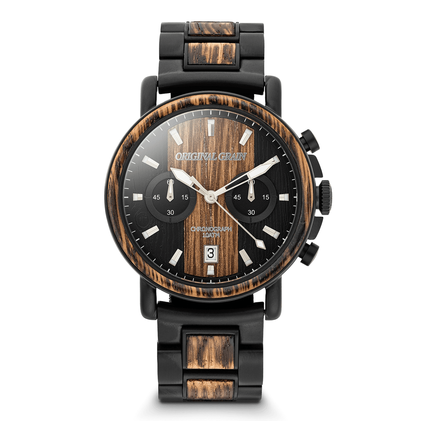 Charred Whiskey Black Dial Chrono 44mm