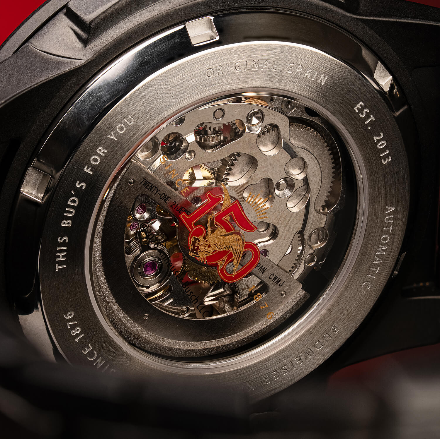 Budweiser Made of America Barrel Auto 44mm | Original Grain