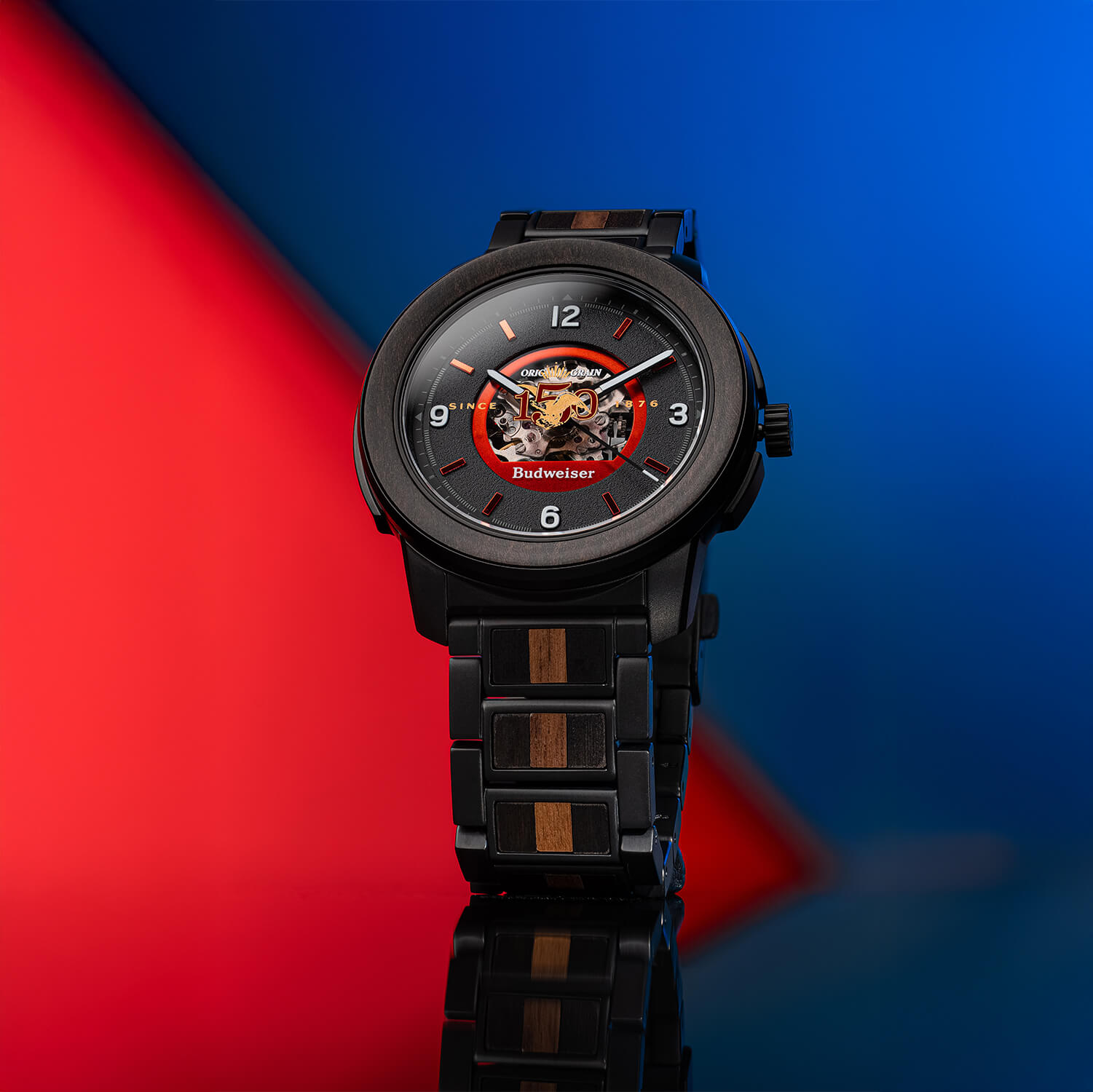 Budweiser Made of America Barrel Auto 44mm | Original Grain