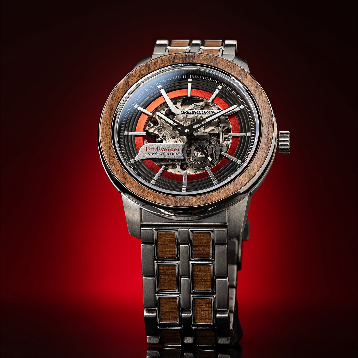 Budweiser King of Beers Barrel Auto 44mm