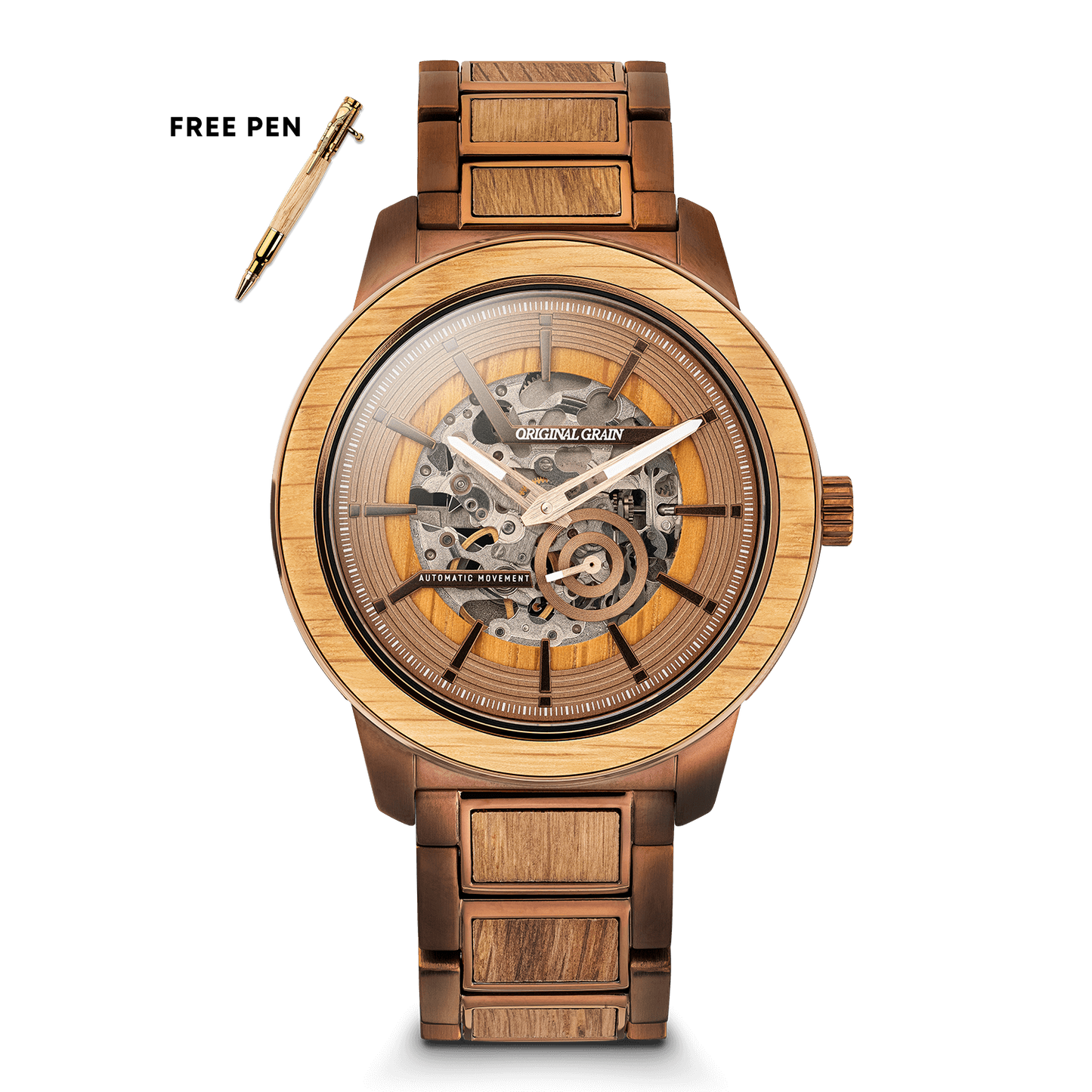 Whiskey Espresso Barrel 46mm Automatic