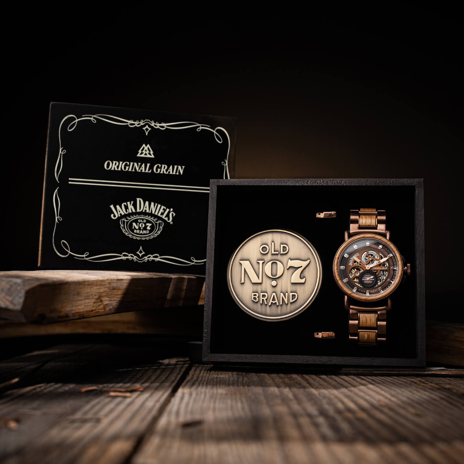 ジャックダニエル バレルヘッド時計 JACK DANIEL 2018 非売品 Jack Daniel's Barrelhouse Automatic | Original Grain