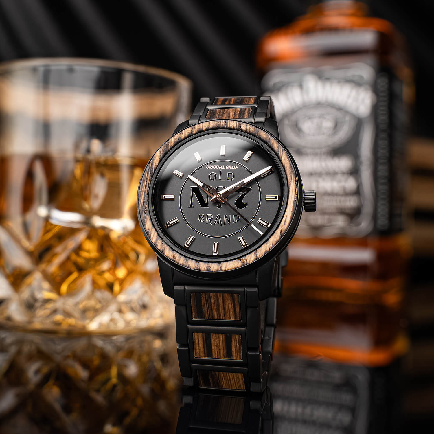 Jack Daniel's Women's Black Barrel 36mm | Original Grain