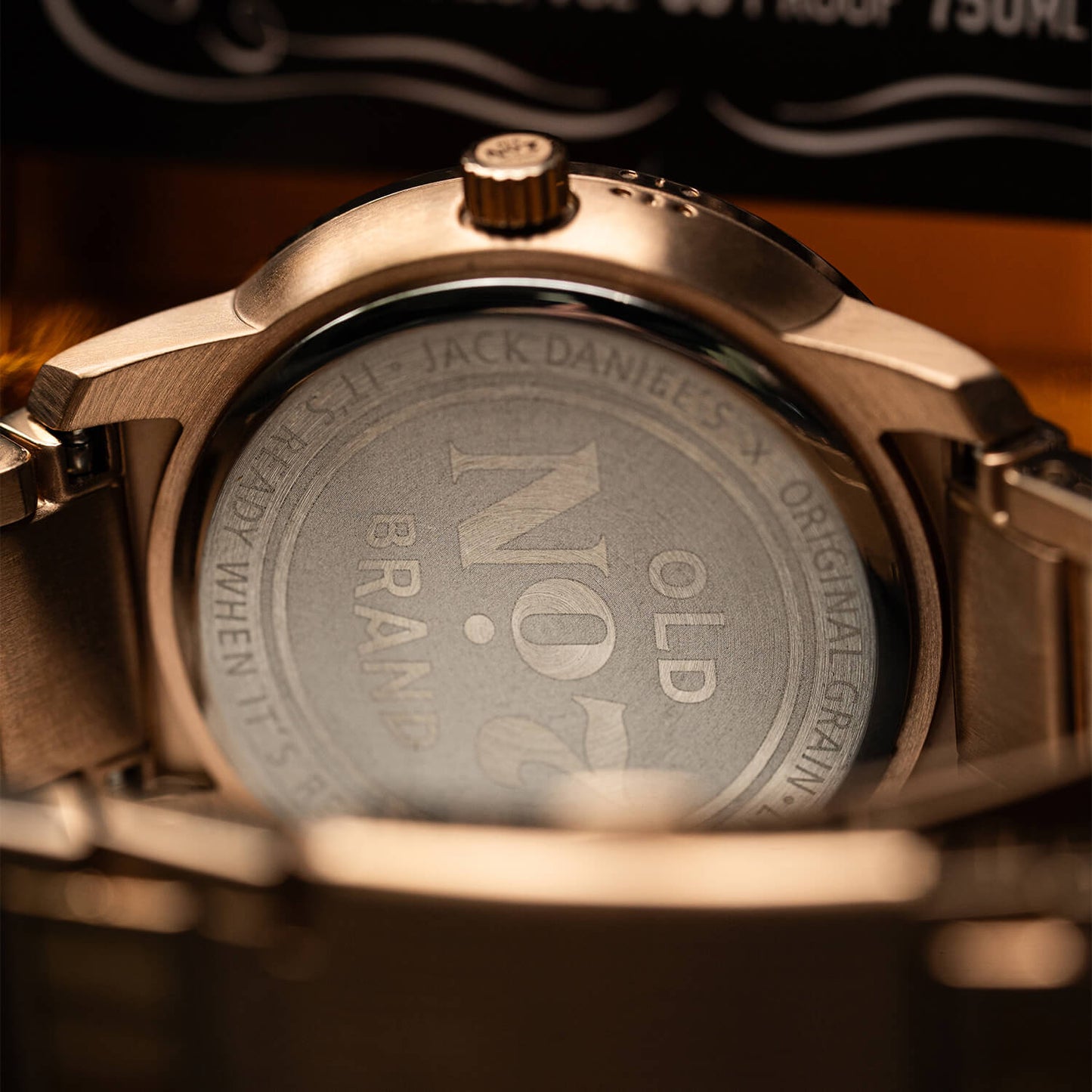 JACK DANIEL'S ROSEGOLD WOMEN'S BARREL 36MM
