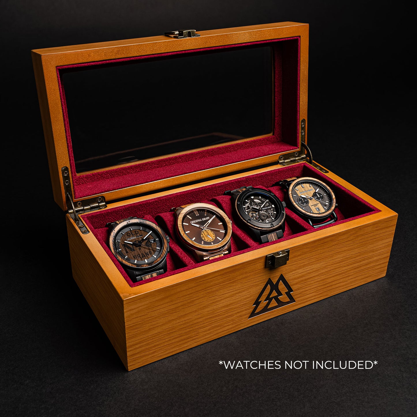 OG Oak 4 Watch Holder