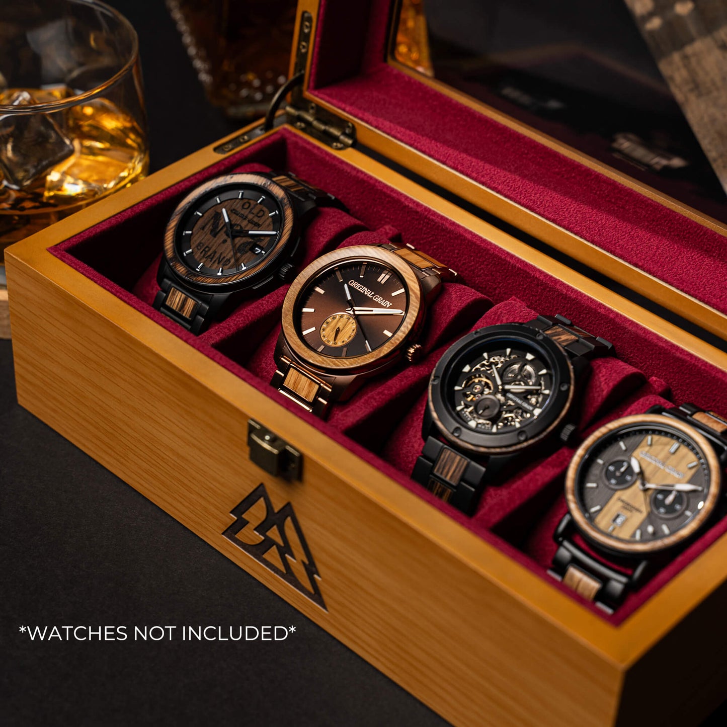 OG Oak 4 Watch Holder