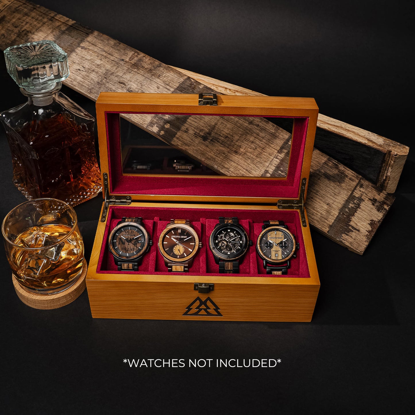 OG Oak 4 Watch Holder