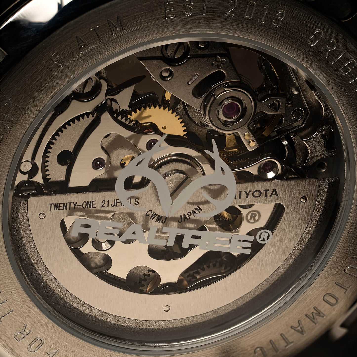 Realtree Charred Pine Barrel 44mm Automatic