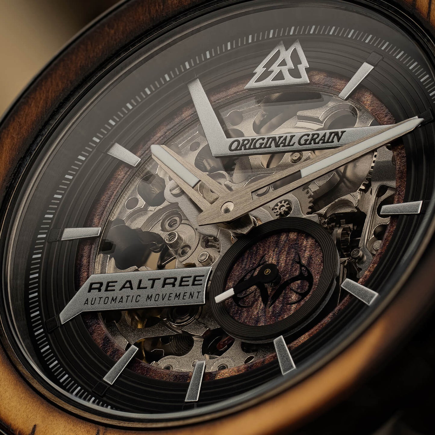 Realtree Charred Pine Barrel 44mm Automatic