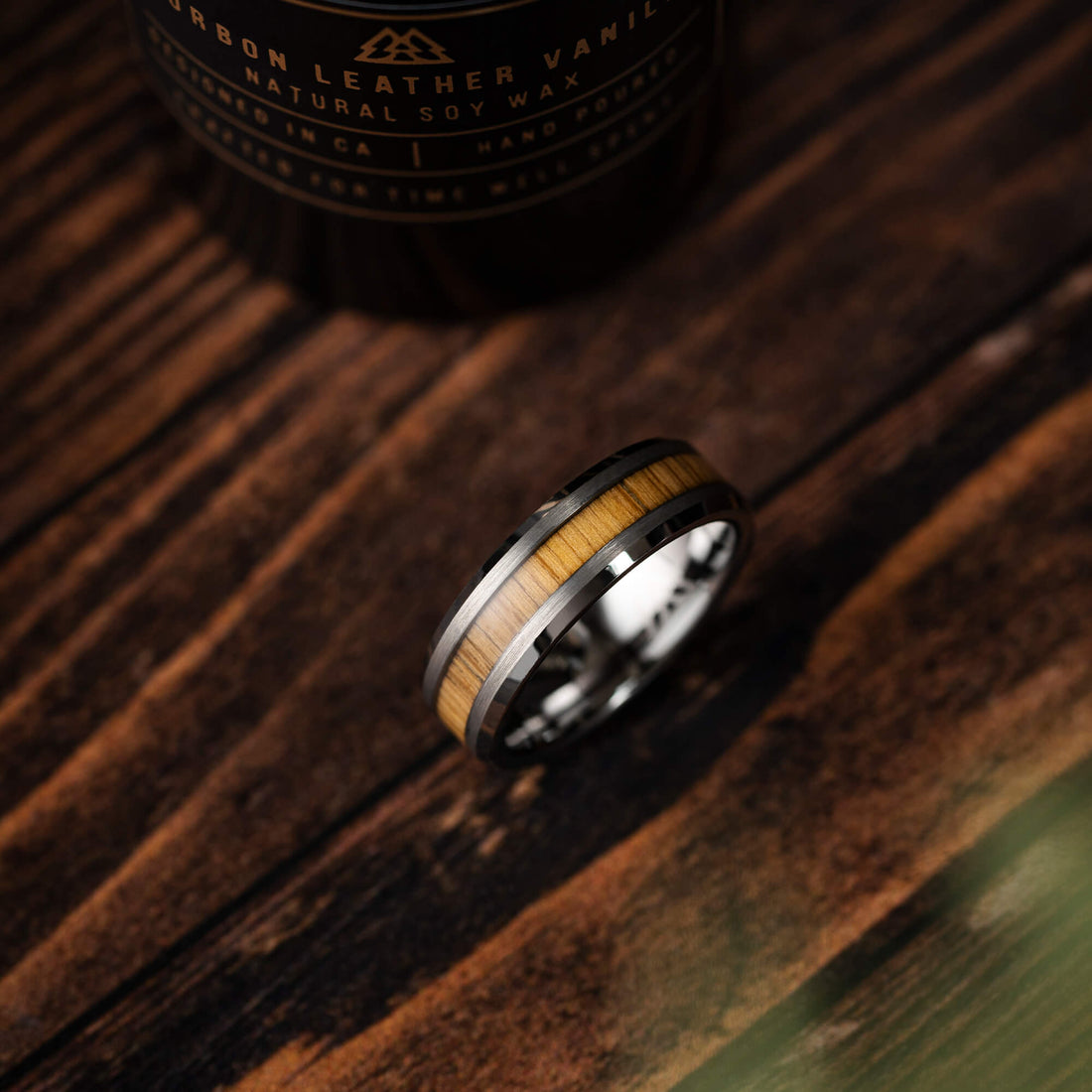 Beer Rings Single Use Brewmaster Silver Single Barrel Beveled Ring – Original Grain