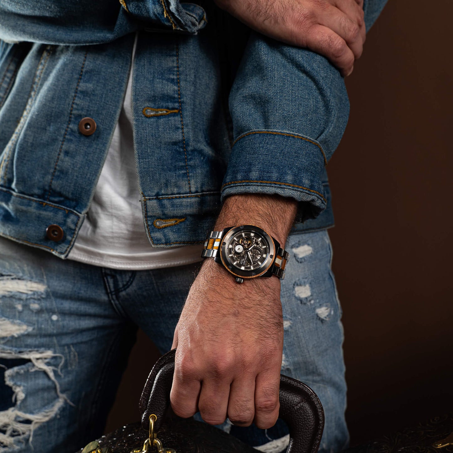 Taylor Guitars Gunmetal Koa Rugged Automatic 45mm