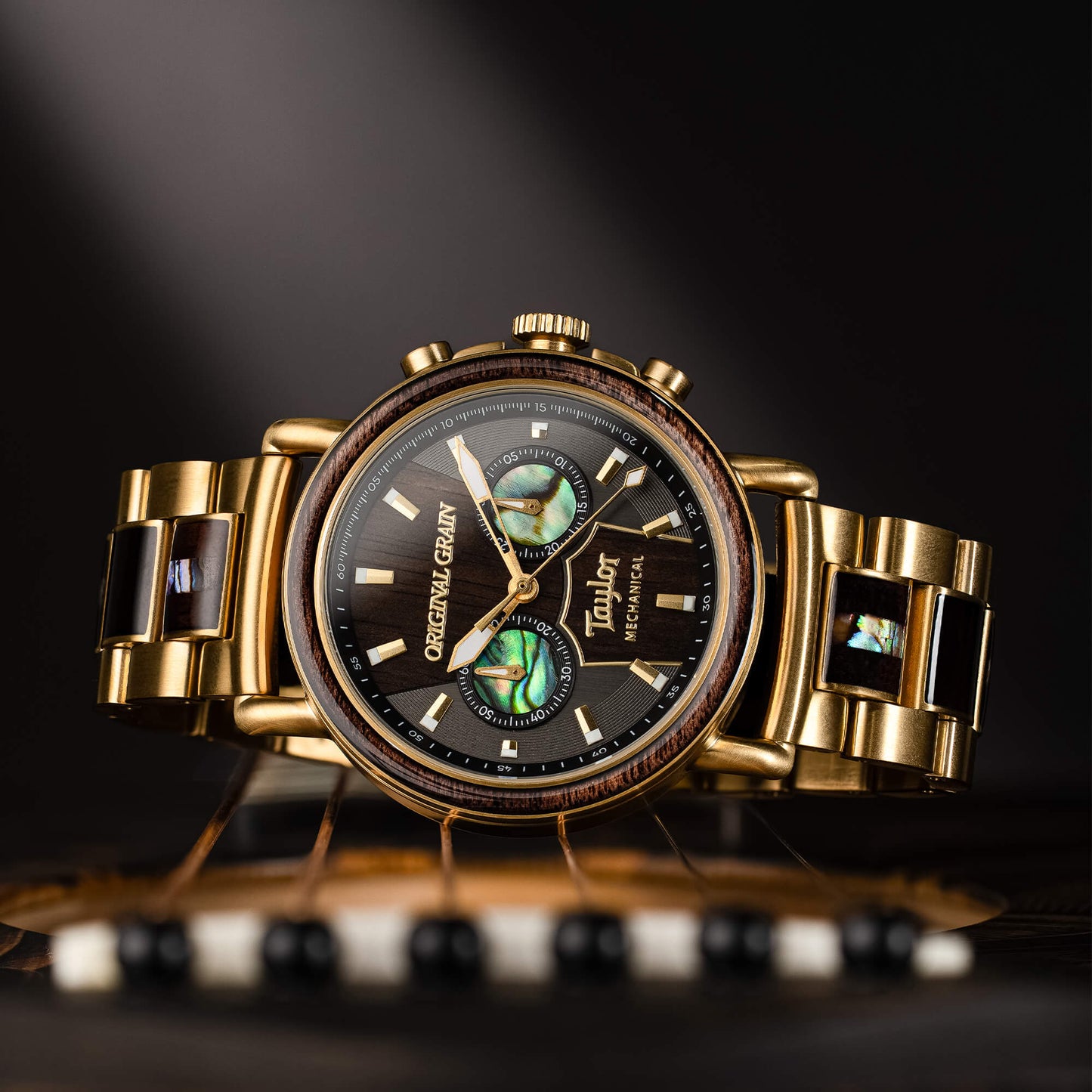Taylor Guitars 18K Gold Mechanical Chrono 44mm