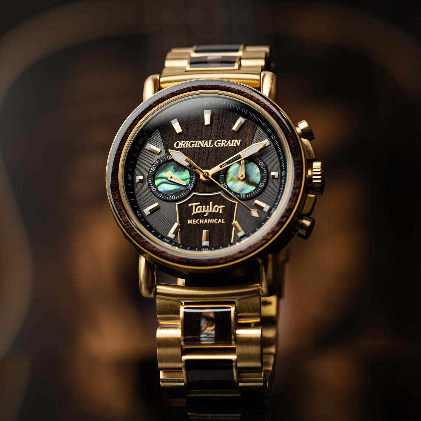 Taylor Guitars 18K Gold Mechanical Chrono 44mm