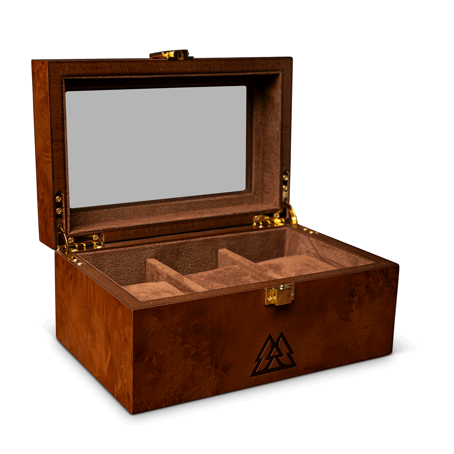 Burl Wood Watch Display Original Grain