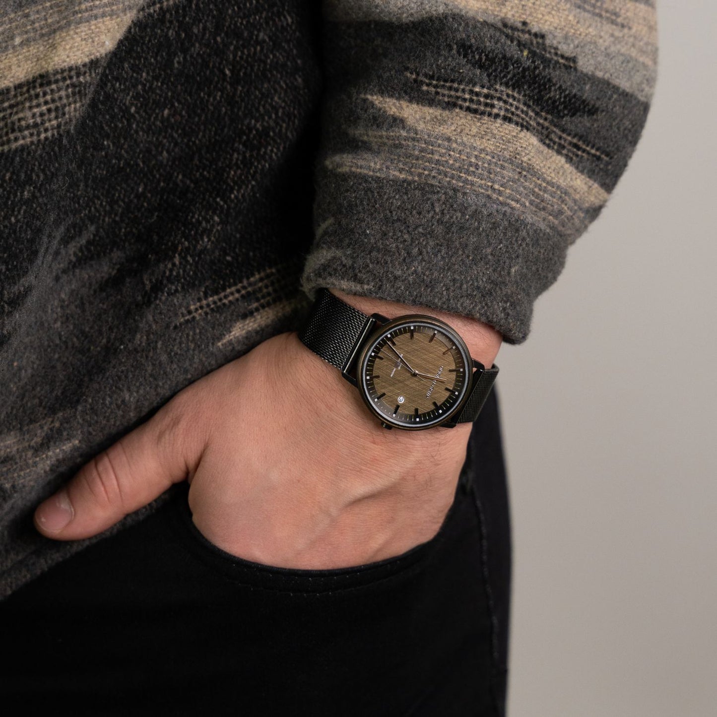 Military Stonewashed Modern Minimal 40mm