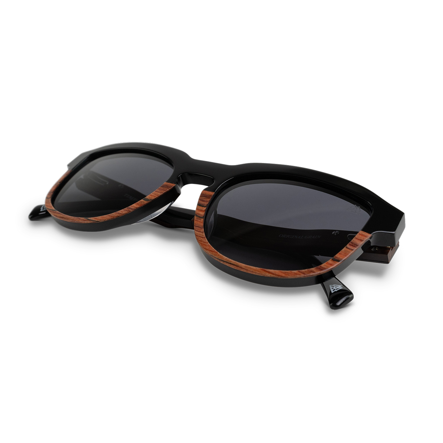 Soleil Rosewood Black Sunglass