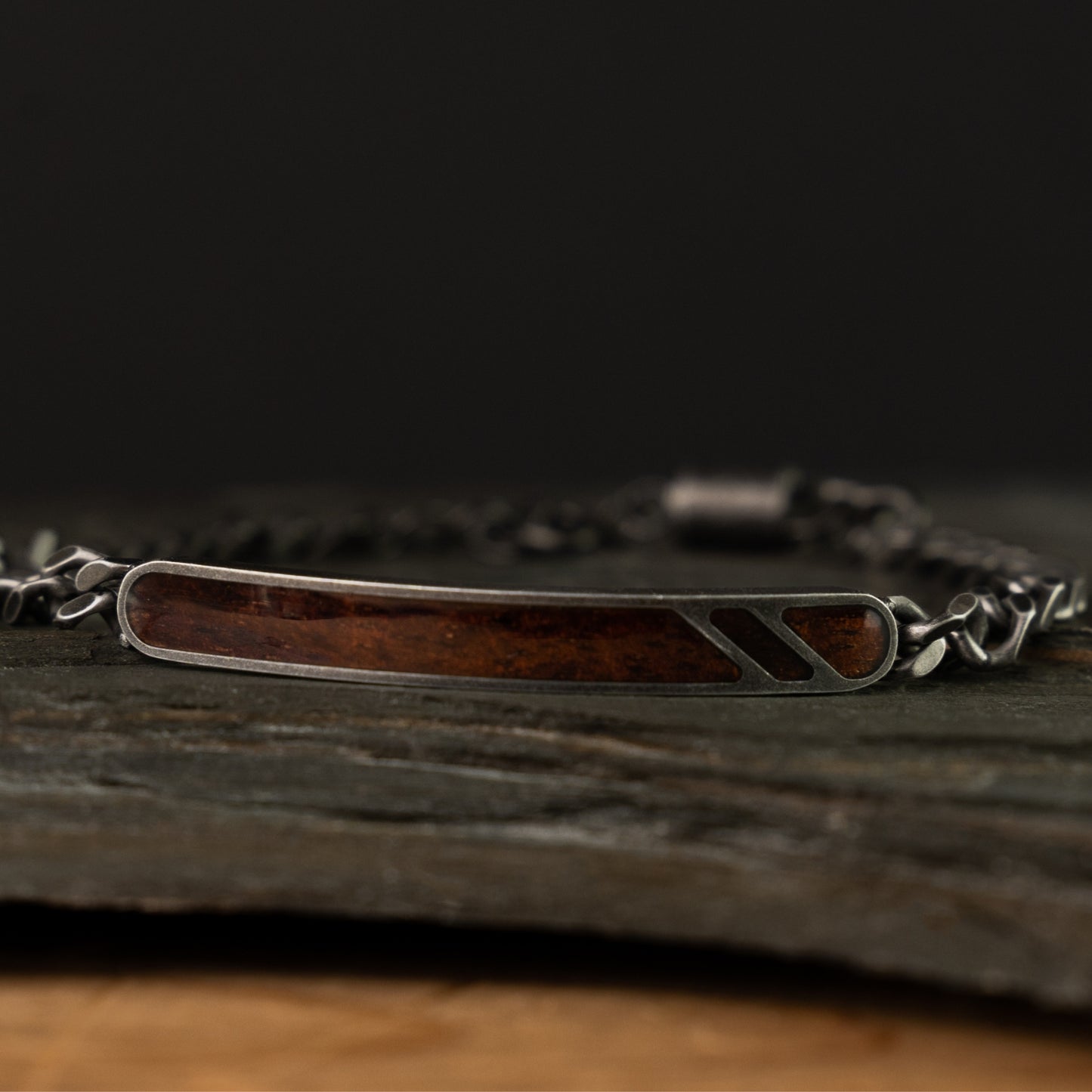 Koa Stonewashed Curb Bracelet