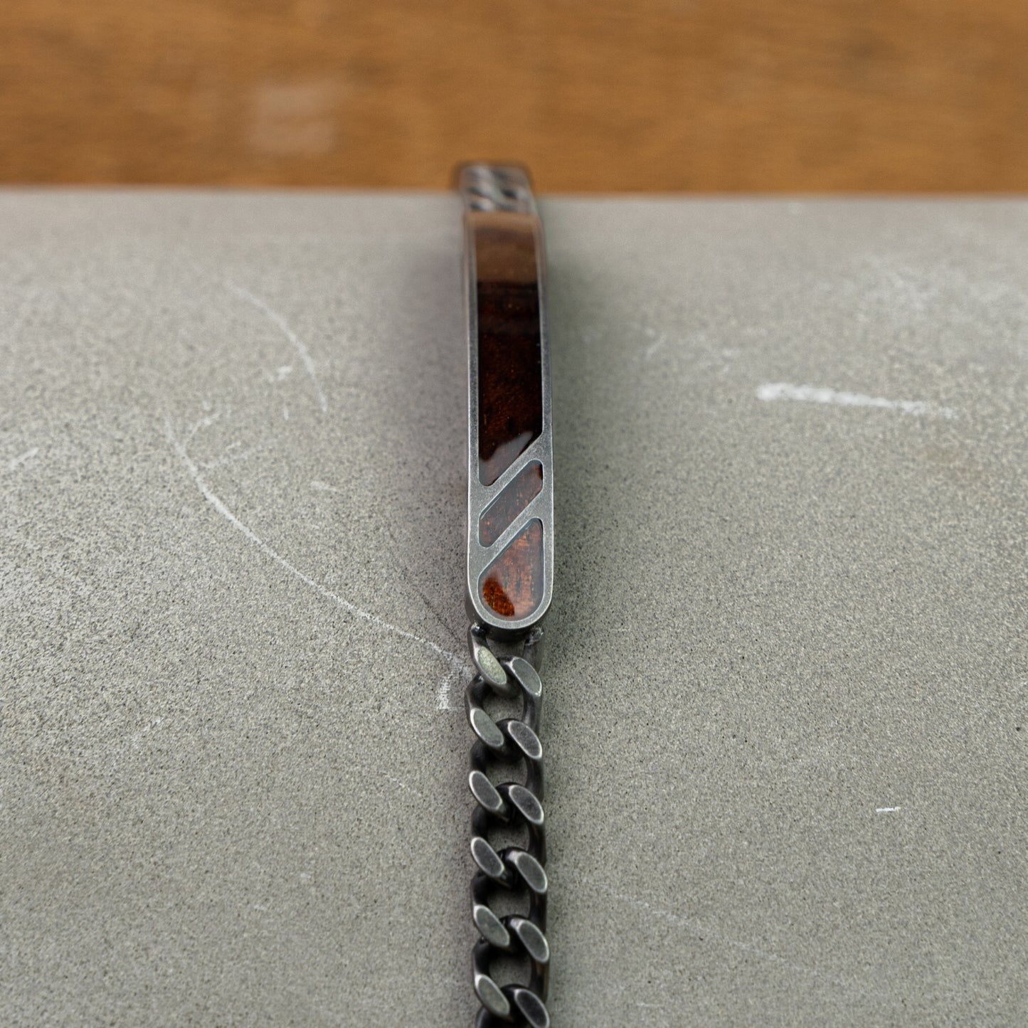 Koa Stonewashed Curb Bracelet