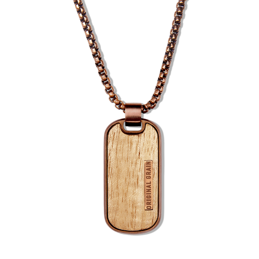 Whiskey Espresso Dog Tag