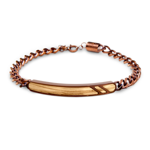 Whiskey Espresso Curb Bracelet