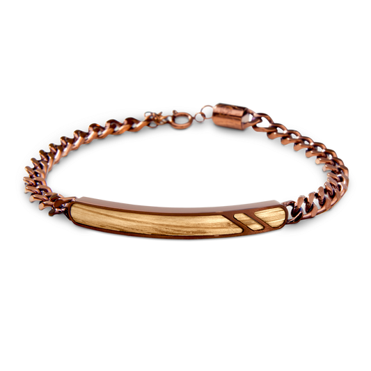 Whiskey Espresso Curb Bracelet