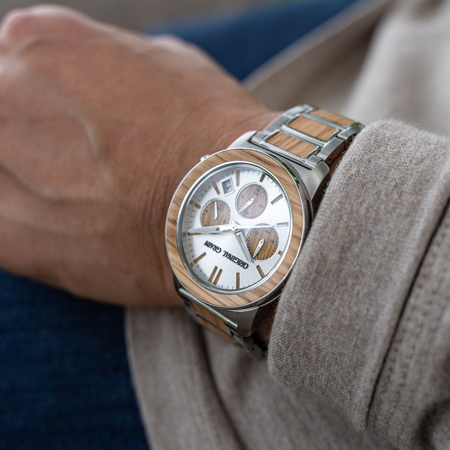 Brewmaster Chrono mit silbernem Lauf, 42 mm