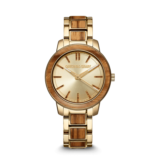 Zebrawood Gold Womens Barrel 36mm