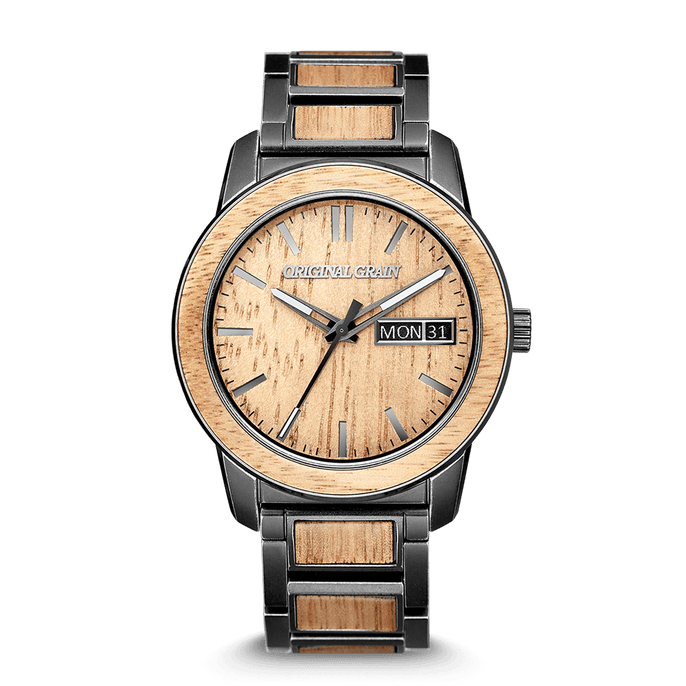 Corps en acier Koa Stonewashed pour femme 42 mm par Original Grain