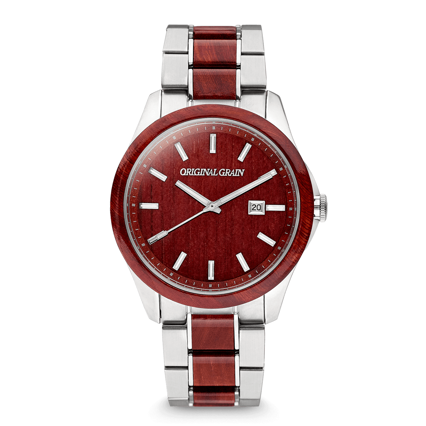 Rosewood Silver Classic 43mm