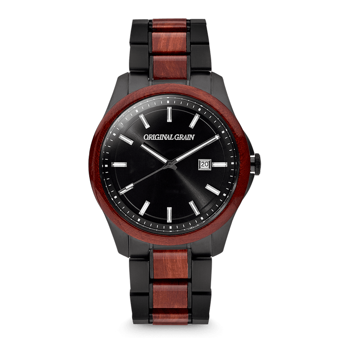 Rosewood Black Classic 43mm