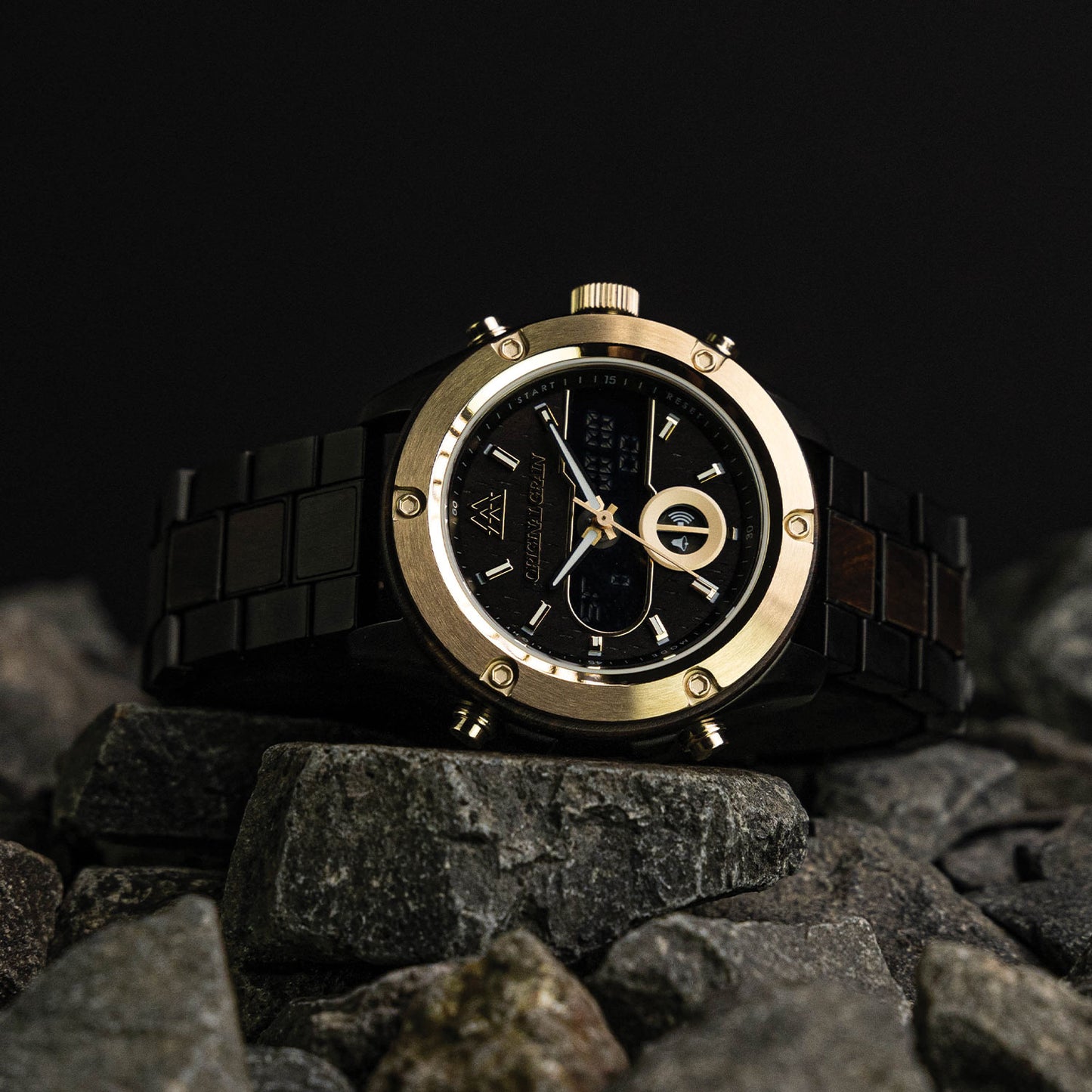 Ebony Gold Rugged 45mm