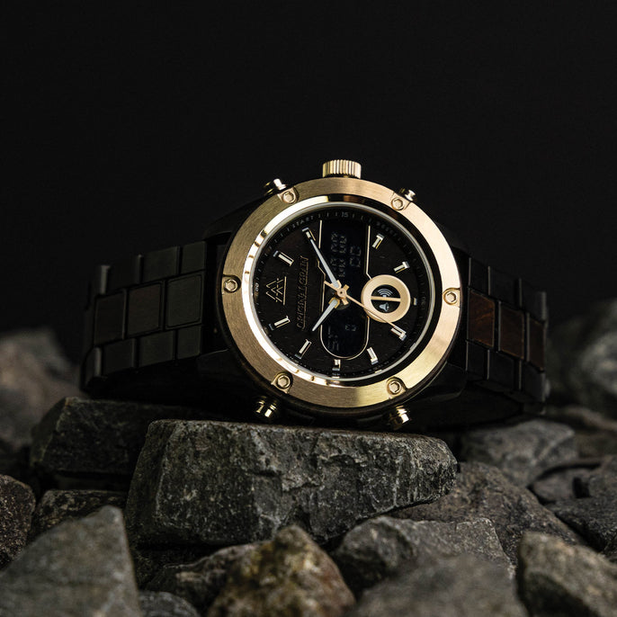 Ebony Gold Rugged 45mm – Original Grain