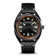 Burled Walnut Black Grainmaster Automatic by Original Grain
