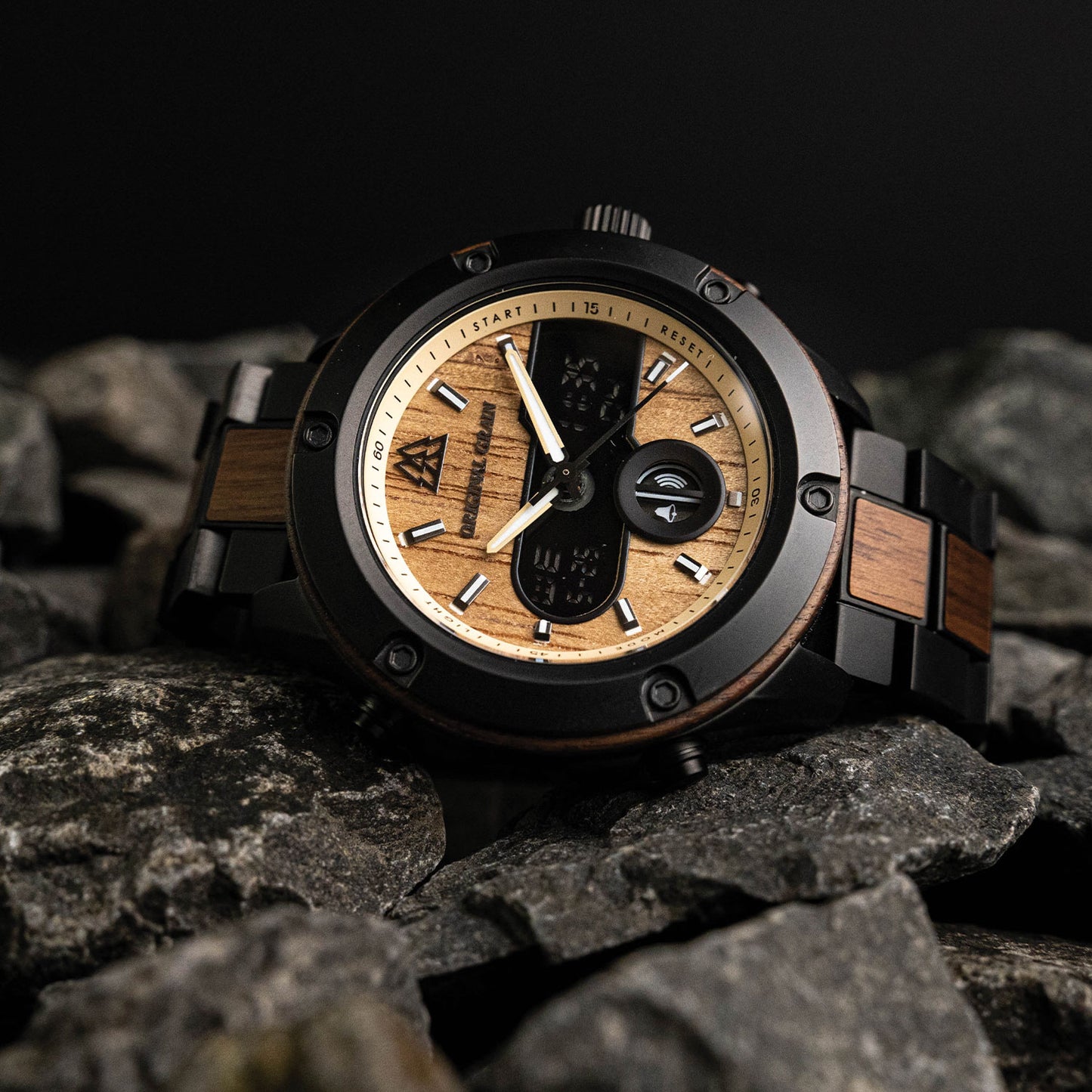 Hickory Black Rugged 45mm