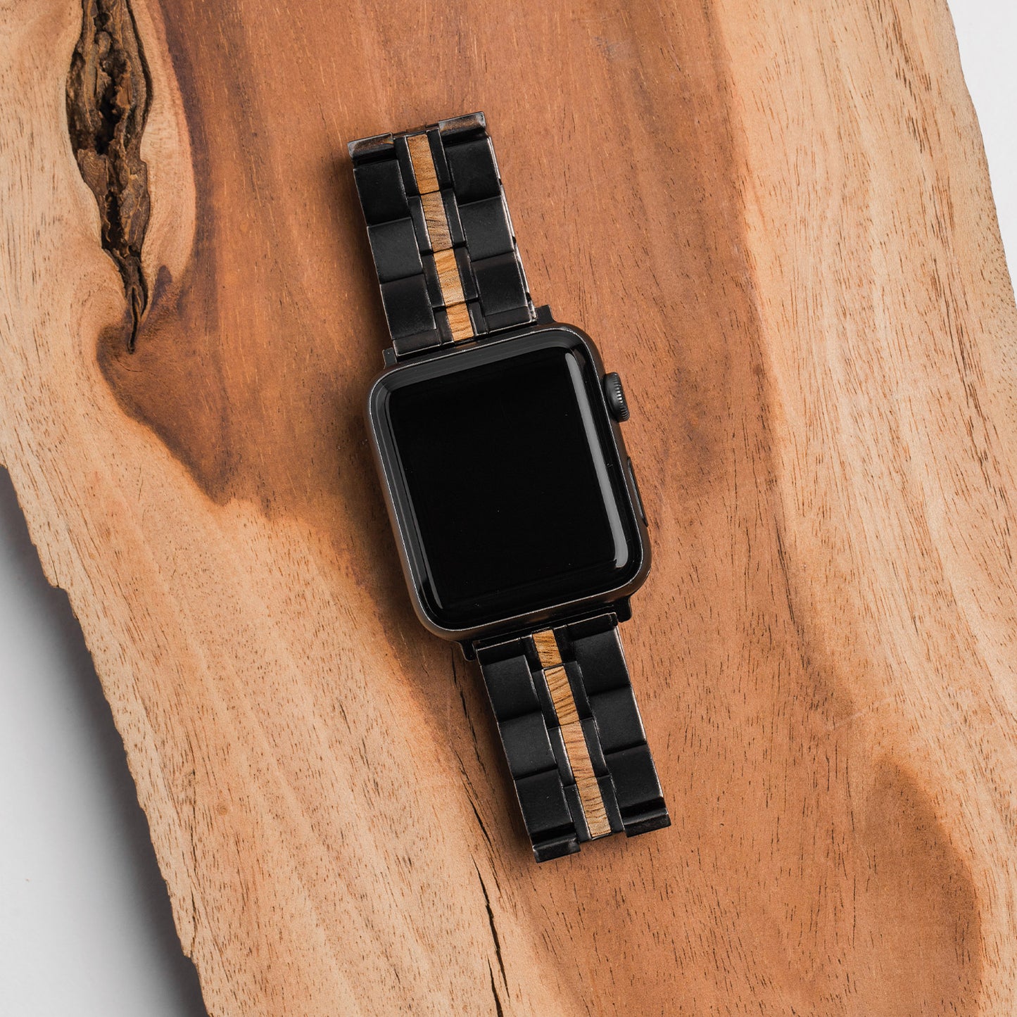 Koa Stonewashed Minimal Apple Watch Band