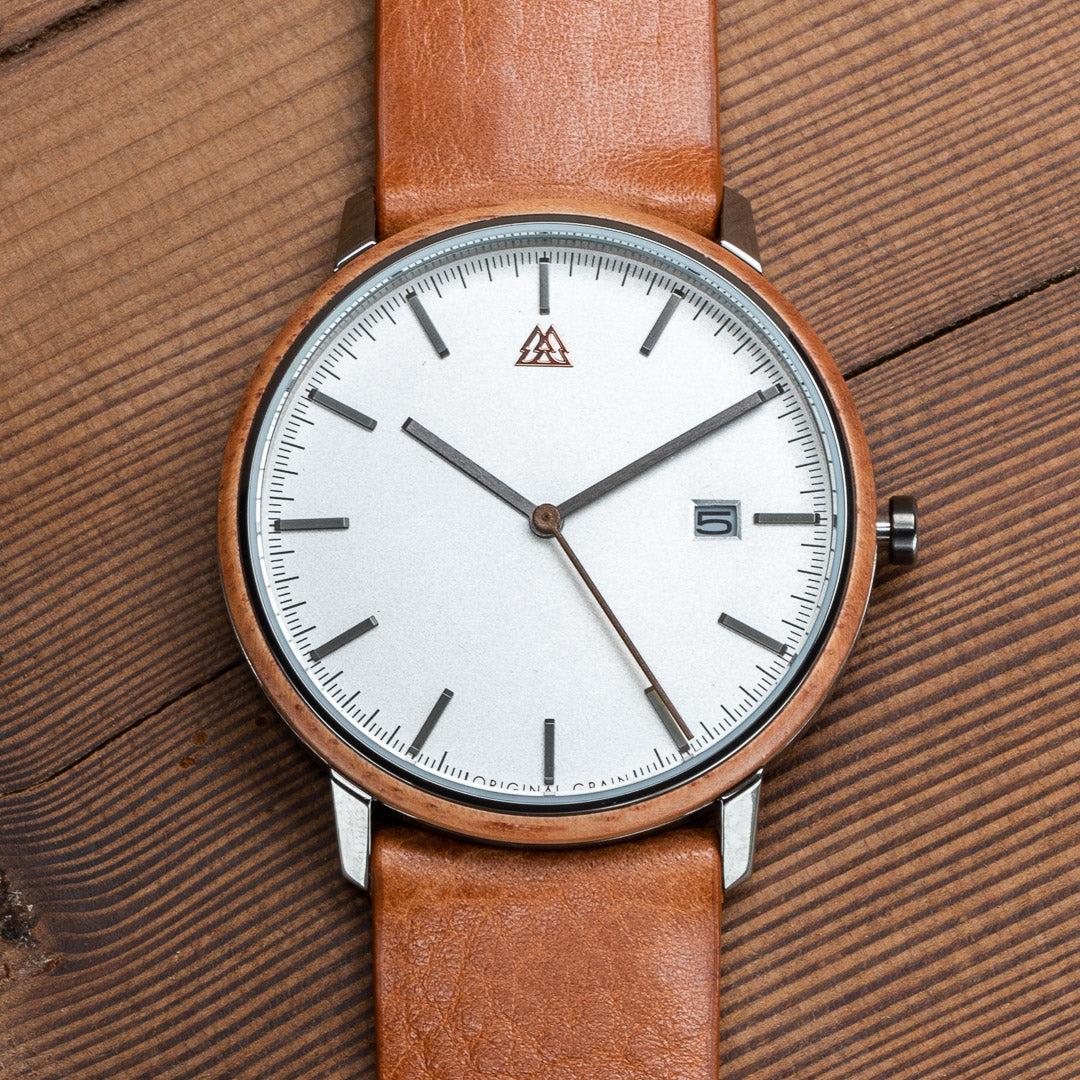 Mahogany Steel Modern Minimal 40mm